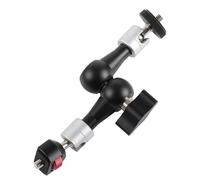 Bras de support de moniteur réglable avec adaptateur de tête de rotation à 360° pour appareil photo accessoires d'éclairage Hot Shoe Head Adapter pour bas de ligne d'épaule