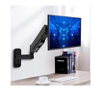 Bras de support de moniteur Support de montage mural for moniteur, support de moniteur à bras à ressort à gaz, support de moniteur réglable for écran LCD LED de 17 à 45 pouces, charge de 2 à 12 kg Sup