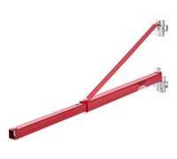 Bras de support de palan électrique - Capacité 600 kg - Bras pivotant de support de palan électrique - Cadre de levage en acier - Bras de levage d'échafaudage pivotant à 180° - Bras de levage de treui