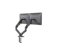 Bras de support d'écran Ergomount GF2 - Double écran 13-32 pouces, Noir, Acier/Aluminium, 9 kg