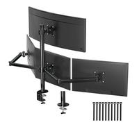 Bras de-Support pour écran de 17''-32''' - Support pivotant et inclinable pour Moniteur 4 moniteurs avec capacité de Charge de 10 kg par Bras,VESA 75x75mm/100x100mm