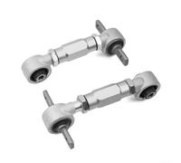 Bras de Suspension Arrière Réglables pour Honda pour crx 88-91 | Installation directe, réglage carrossage pour précis, finition pour aluminium pour robuste, compatible EG, lot de 2(Silver)