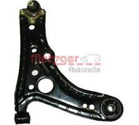 Bras de suspension avant droit Bras de suspension METZGER pour VW POLO (6N2)