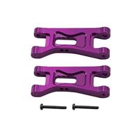 Bras de Suspension Avant en Aluminium for pièces de Mise à Niveau Lo-si Mic-ro 1/24, Accessoires for Voiture RC 2WD Buggy RT-R LOS00007(Purple)