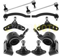 Bras de suspension avant pour MINI COOPER R50 R52 R53 triangle, rotule, biellette 10 pièces