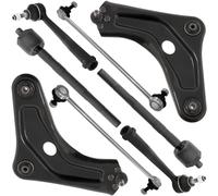 Bras de suspension avant pour PEUGEOT 207 triangle, rotule, biellette 8 pièces