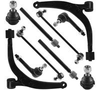 Bras de suspension avant pour PEUGEOT 605 607 triangle, rotule, biellette 10 pièces