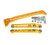 Bras de Suspension Bras de commande inférieurs arrière en billette d'or et d'argent Convient pour Civic EK 96-00 Si Bras de liaison(Gold)