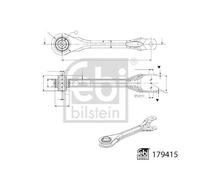 FEBI BILSTEIN 179415 Bras de suspension