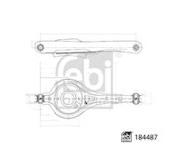 FEBI BILSTEIN 184487 Bras de suspension