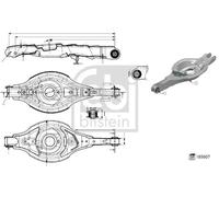 FEBI BILSTEIN Bras de suspension 185607