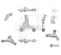SWAG 33 11 1585 Bras de suspension