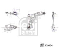 FEBI BILSTEIN 179124 Bras de suspension