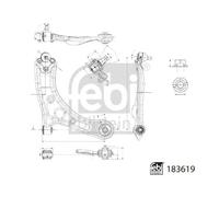 FEBI BILSTEIN 183619 Bras de suspension