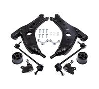 Bras de suspension Essieu avant droit Kit complet de maillons bras commande direction inférieur, Convient pour VW