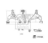 FEBI BILSTEIN 179168 Bras de suspension
