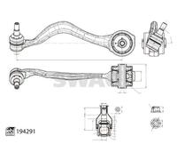 SWAG 33 11 1564 Bras de suspension