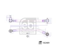 Bras de suspension FEBI BILSTEIN 182489