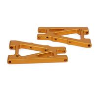 Bras de suspension inférieur avant en alliage 2 pièces for modèle de voiture RC Ho-bby 1/10 for Kyo-sho for Opti-ma 4 roues motrices, ensemble vertical bras gauche droit for pièces Ho-pup OT004(Giallo