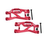 Bras de suspension inférieurs arrière en alliage d'aluminium 7075-T6 pour camion Traxxas 1/16 Mini Slash 4X4 Course Truck-108164-1 Upgrades - Rouge