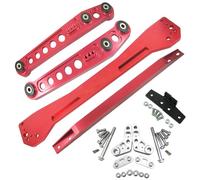 Bras de suspension pour auto Kit complet de bras commande inférieur, pour Honda Civic EK 96-00, attelle sous-châssis arrière(LSR12-9600EK-RED)