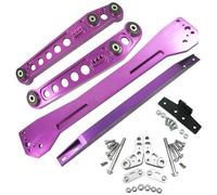 Bras de suspension pour auto Kit complet de bras commande inférieur, pour Honda Civic EK 96-00, attelle sous-châssis arrière(LSR12-9600EK-Purple)