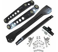 Bras de suspension pour auto Kit complet de bras commande inférieur, pour Honda Civic EK 96-00, attelle sous-châssis arrière(LSR12-9600EK-Black)
