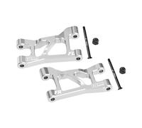 Bras de suspension supérieurs avant en alliage d'aluminium 7075-T6 pour Traxxas 1/16 Mini Slash 4x4 Course Truck-108164-1 Upgrades - Argent