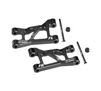 Bras de suspension supérieurs avant en alliage d'aluminium 7075-T6 pour Traxxas 1/16 Mini Slash 4X4 Course Truck-108164-1 Upgrades - Noir