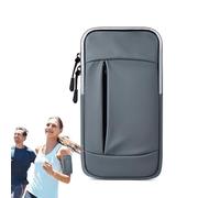 Bras de téléphone pour la course à pied, brassard extensible résistant à la transpiration | Bras de sport pour téléphone portable avec poche zippée | Pochette pour téléphone, sac d'entraînement