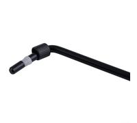 Bras de trémolo pour guitare électrique 6 mm avec douille de 9 mm - Acier stable pour barre whammy pour système Floyd pour systèmes de chevalet Doré (Noir)