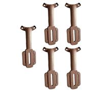 Bras de ventilateur de plafond en aluminium - Kit de support de montage de rechange, jeu de connecteurs en de 5 pièces | Maison Salon Chambre Intérieur Extérieur Ventilateur Réparation