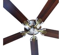 Bras de ventilateur de plafond en aluminium - Kit de support de montage de rechange, jeu de connecteurs en de 5 pièces | Maison Salon Chambre Intérieur Extérieur Ventilateur Réparation