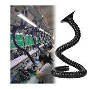 Bras d'échappement articulé dur industriel, bras d'extraction de fumée flexible sans support 3D pour collecte de poussière d'atelier, aspiration de fumée de soudure