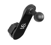 Bras d'extension à rotule femelle vers mâle de 17 mm - Adaptateur rotatif pour grille d'aération de voiture - Support de téléphone et rallonges de montage