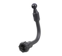 Bras d'extension à rotule : support de tableau de bord avec tige d'extension de 17 mm, connecteur flexible pour véhicule, camping-car, téléphone portable, lampe vidéo, support de photographie
