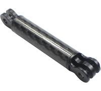 Bras d'extension de Casque en Fibre de Carbone Compatible avec Gopro 9/MAX/8/7/6, Insta360 One R, DJI Osmo Action, EK7000 4K (98mm / 3.86in)