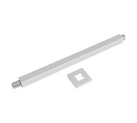 Bras d'extension de douche mural en acier inoxydable qui s'étend lors de la douche à effet pluie