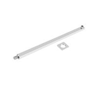 Bras D'extension De Pomme Douche Carré 60cm, Montage Mural En Acier Inoxydable, Support Tube Pluie, Outils Salle Bains