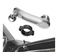 Bras d'extension de rotule pour support de téléphone - Polymère argenté de 8,8 cm, pont de support multi-angle, adaptateur rotatif pour smartphone, stable pour appareil, var