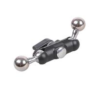 Bras d'extension de tête professionnel de 17 mm pour éclairage de diffusion en direct, téléphone vidéo avec base rotative en métal pour grille d'aération de voiture