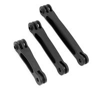 Bras d'extension pivotant 3 en 1 en alliage d'aluminium - Support monopode réglable pour GoPro Hero 12/11/10/9/8/7/6/5 Noir, DJI Osmo Action et autres caméras d'action