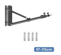 Bras d'extension pour montage mural, rotation flexible de 180º, supports muraux triangulaires, 97-175cm