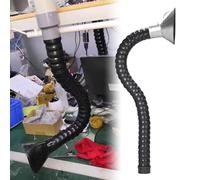 Bras d'extraction de fumée, conduit flexible articulé avec capuche pour éliminer la fumée et la fumée en laboratoire ou en usine