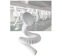 Bras d'extraction de fumée universel, tuyau de conduit for salons, laboratoires et ateliers de Filtration d'air à tubes articulés(7.5 x 140 centimeter)