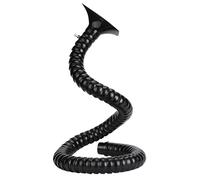 Bras d'extraction de fumées industrielles, tuyau flexible de 2 et 3 pouces avec capot, réglable à 360° for aspirateurs d'atelier, soudage et utilisation en laboratoire(Black,50mm-100cm)