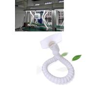 Bras d'extraction de fumées, Tuyau en Bambou de 75 mm pour extracteur de fumées - Conduit d'évacuation des fumées Industriel, 1,8 m (5,9 pi), équipement de Ventilation et d'extraction effica