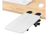 Bras d'ordinateur pour bureau - Support pliable avec clip sans perçage - Repose-coude, accoudoir - Extension de bureau - Pour bureau, école, appartement, chambre d'étudiant, table, chaise, ordinateur