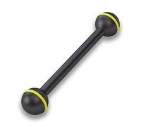 Bras double boule de 12,7 cm pour connecter la lumière stroboscopique / vidéo à un boîtier sous-marin.