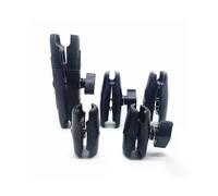 Bras double universel court/moyen long en nylon compatible avec le composant de montage Ram Mount 1